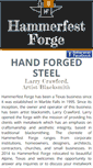 Mobile Screenshot of hammerfestforge.com